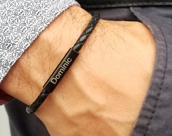 Simple Men Leather Bracelet