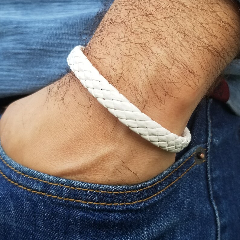Man Bracelet Mens Leather Bracelet Bracelet for Man Men Leather Bracelet Leather Bracelet Braided Bracelet Mens Bracelet Gift for Men