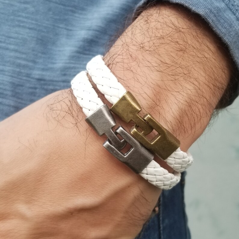 Man Bracelet Mens Leather Bracelet Bracelet for Man Men Leather Bracelet Leather Bracelet Braided Bracelet Mens Bracelet Gift for Men