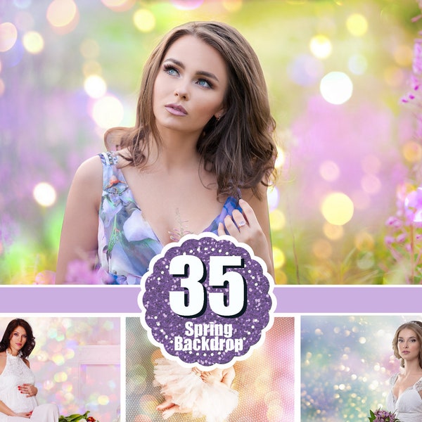 35 spring summer pastel photo art backdrops, Bokeh, Photoshop background textures overlay, digital backdrops,  Photo overlays, jpg