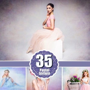 35 Pastel fine art texture overlay, Soft backdrop texture, Floral maternity backdrop overlays, Photoshop overlay, Digital Backdrop, jpg image 1