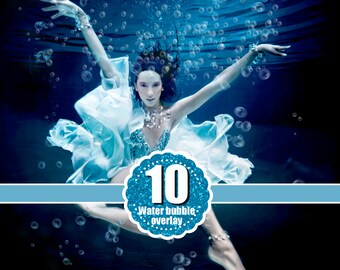 10 underwater bubbles Photo Overlays, Elements Fairy, Photoshop overlay, Scrapbook, Photography Photo Prop, Photo Stamp png file