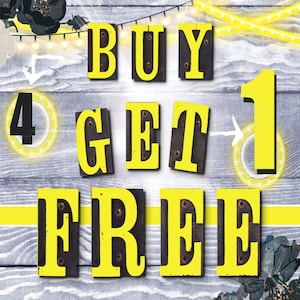 Promo, Special offer, Sale, Buy 4 and Get 1 Free, Special Limited, Time Promo