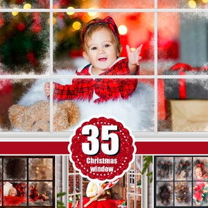 Christmas window frame, winter, snow, frozen, magic holiday overlays, photoshop, overlay, Digital backdrop, Frames, mini session Png