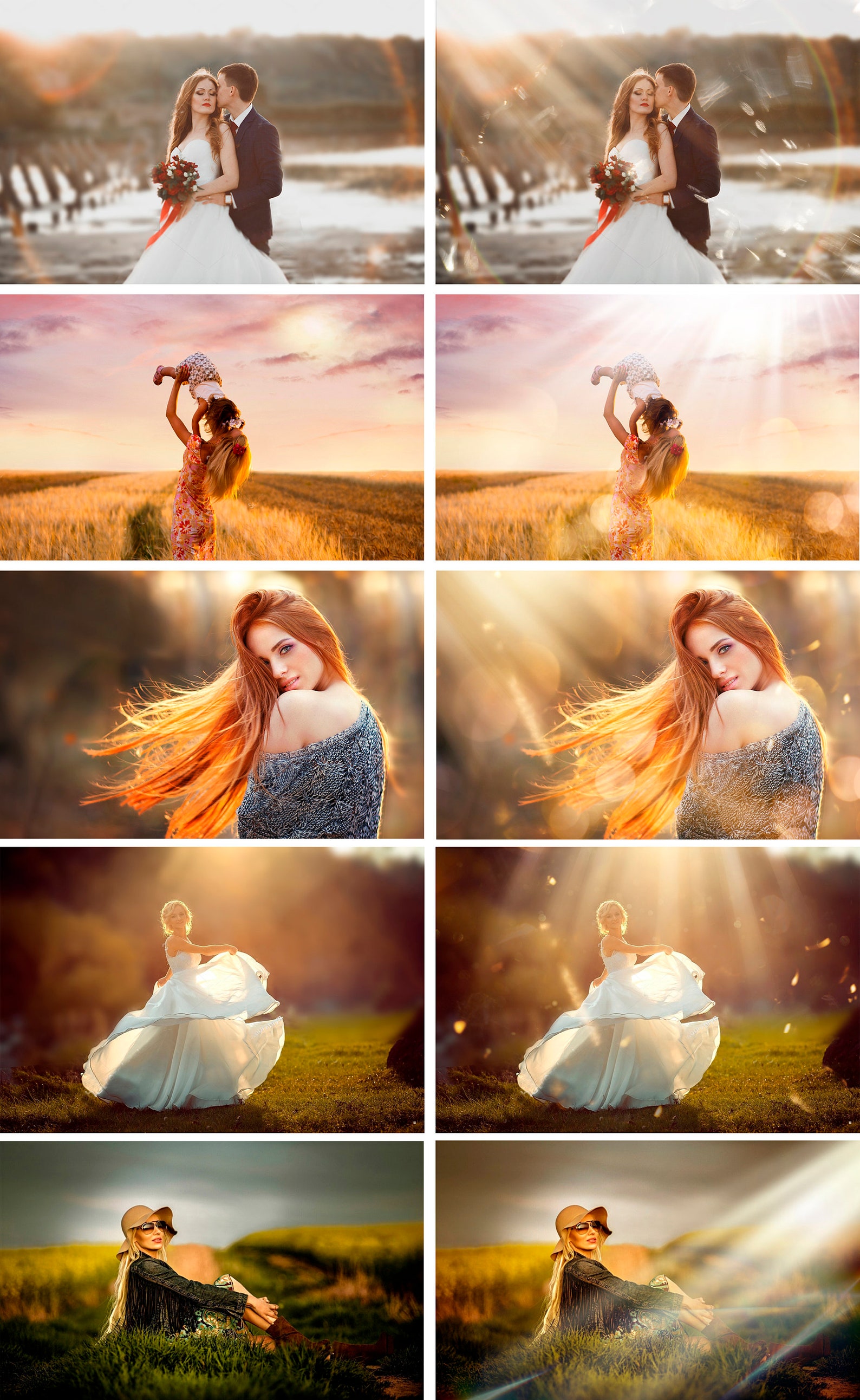 55 natural sun light effects Overlays sunlight Etsy