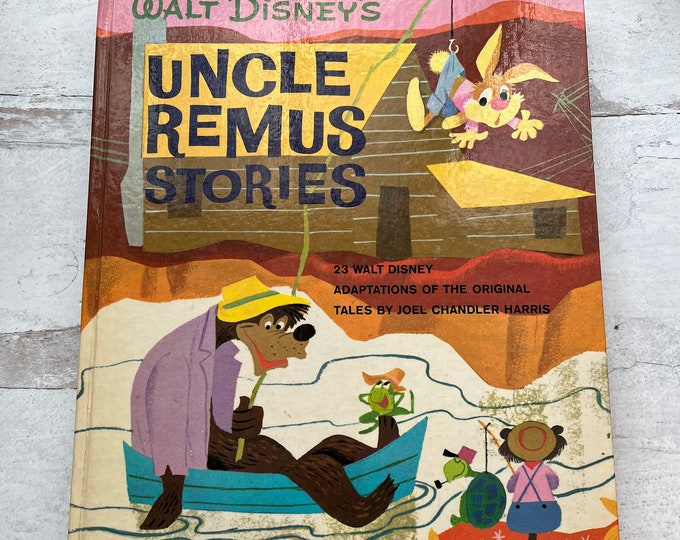 Walt Disney's Uncle Remus Stories Large Golden Book 15551 1973 Edition