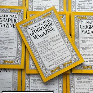 THE GEOGRAPHICAL MAGAZINE 1950 -1954