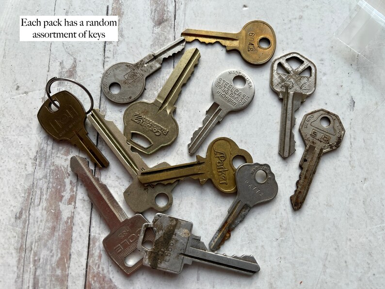 Random Images Keys 12 Random Keys From Houses, Cars, Luggage Etc Different Sizes, Colors ...