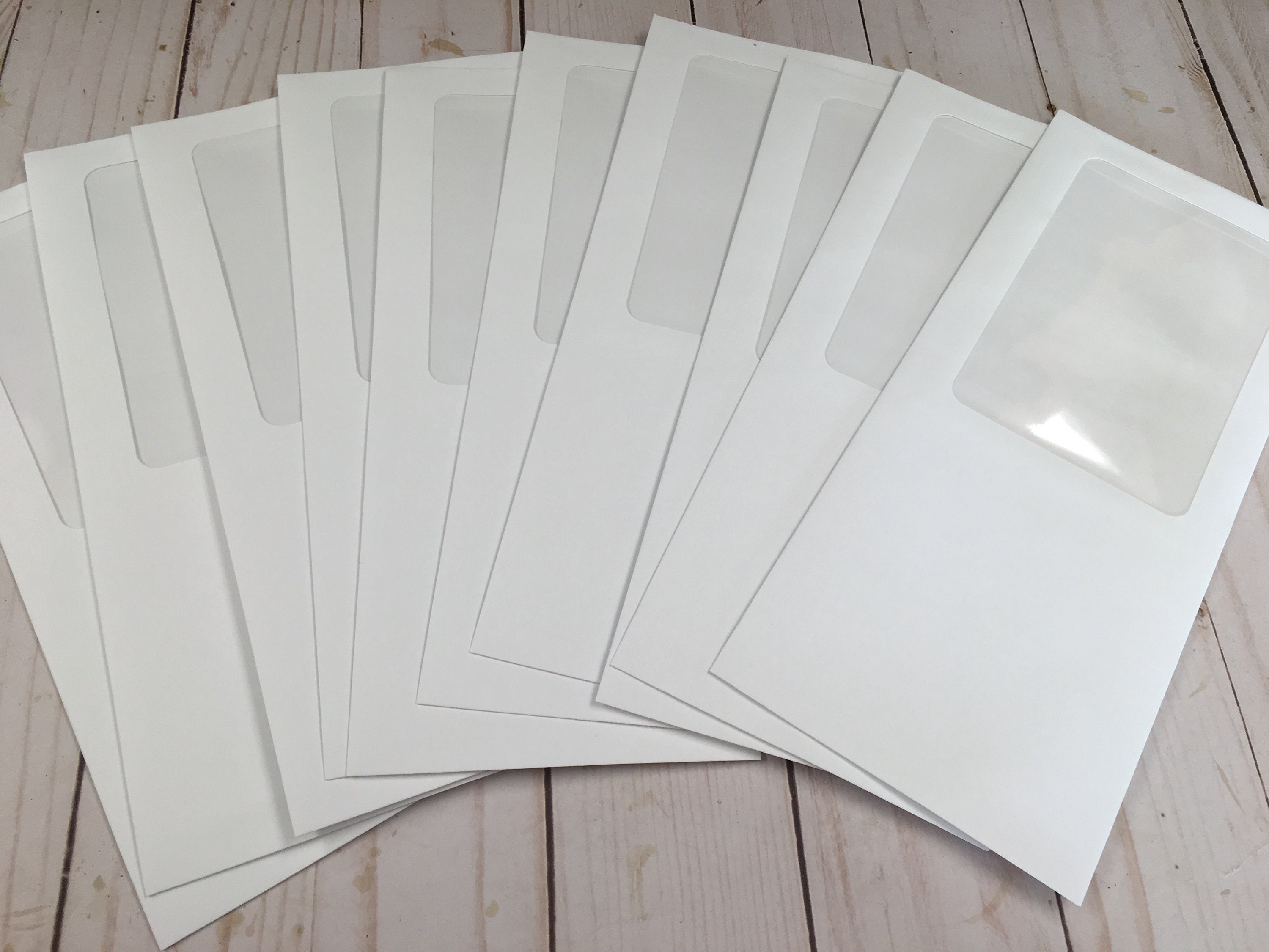 10 Window Envelopes