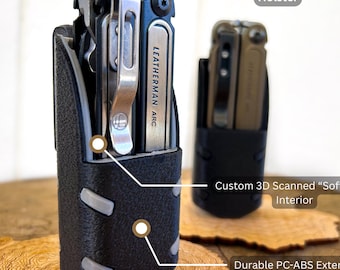 Leatherman ARC Custom Holster/Sheath - Soft Lock Retention, Push-Up Release, Durable PC-ABS with 1.5" Belt Loop