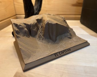 El Capitan 3D  Model - Yosemite National Park