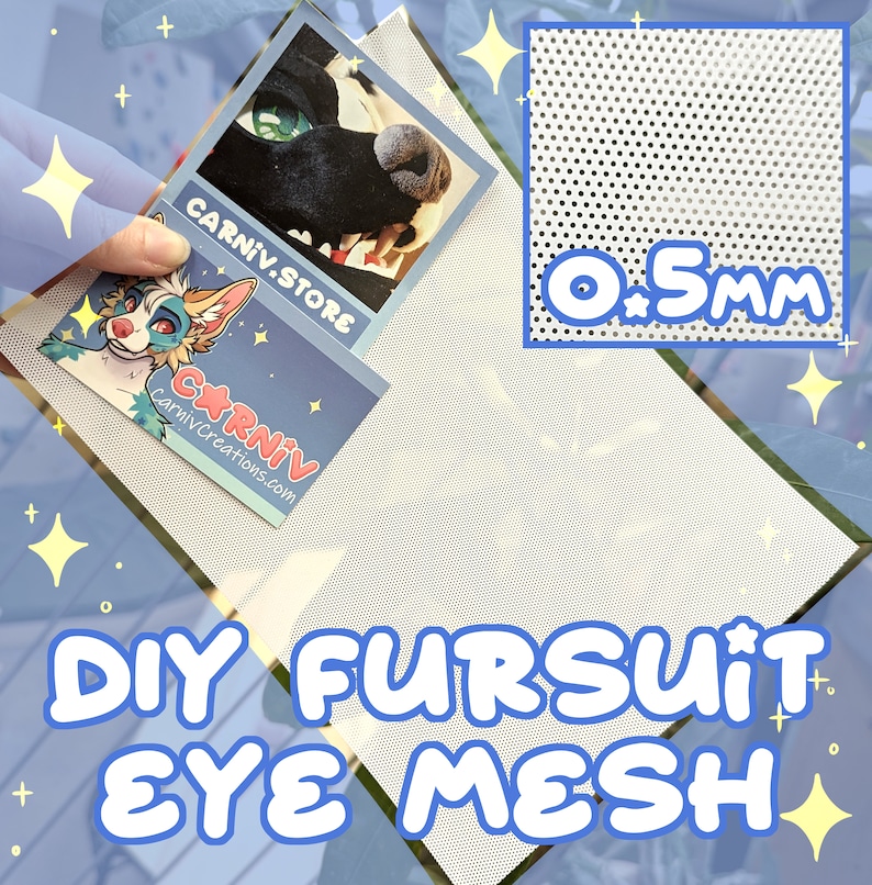 Gaasstof Fursuit Eyes DIY Kit Optioneel kunststof afbeelding 5