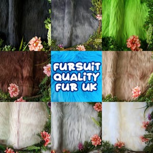 UK Stocked Faux Fur - BigZ Fabrics High Quality Fursuit Material