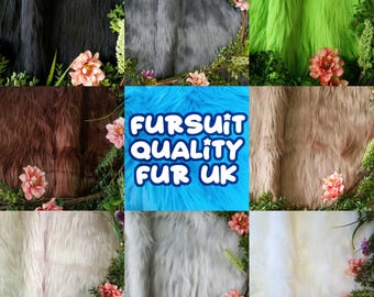 UK Stocked Faux Fur - BigZ Fabrics High Quality Fursuit Material
