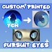 Custom Fursuit Eyes | Sublimation Furry DIY Mesh