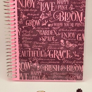 Pink Blush & Bloom Diary with lock image 5