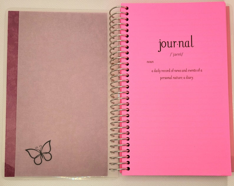 Pink Blush & Bloom Diary with lock image 7