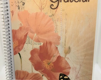 Orange Flowers Gratitude Journal