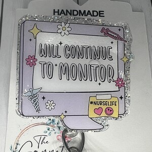 va continuer de surveiller la bobine d'insigne d'infirmière | Badge intelligent| Porte-carte d'identité rétractable | Bobine d'insigne d'infirmière | Bobine de badge cerveau | Bobine pour badge médical