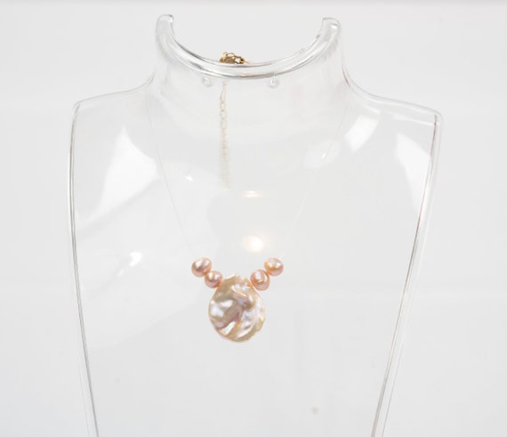Angelfish Floating Pearl Necklace