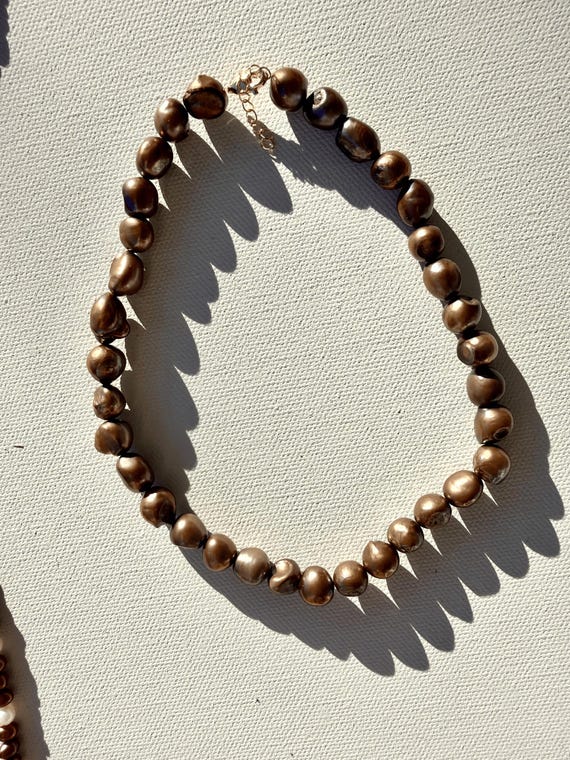 Hot Chocolate Freshwater Pearl Necklace