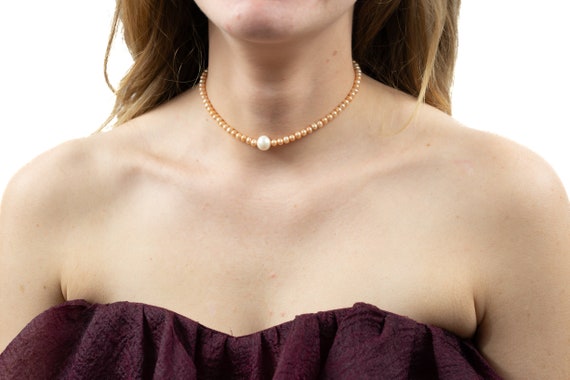 Belle Inspired Freshwater Pearl Choker