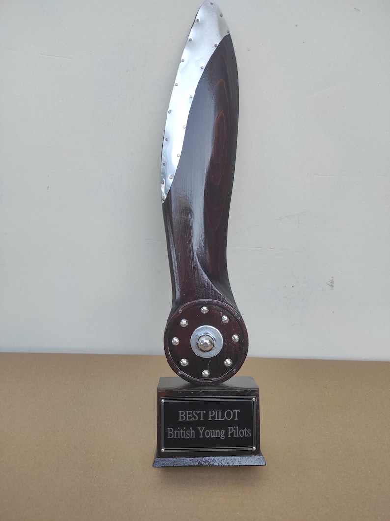 Propeller Trophy Pilot Award - Etsy