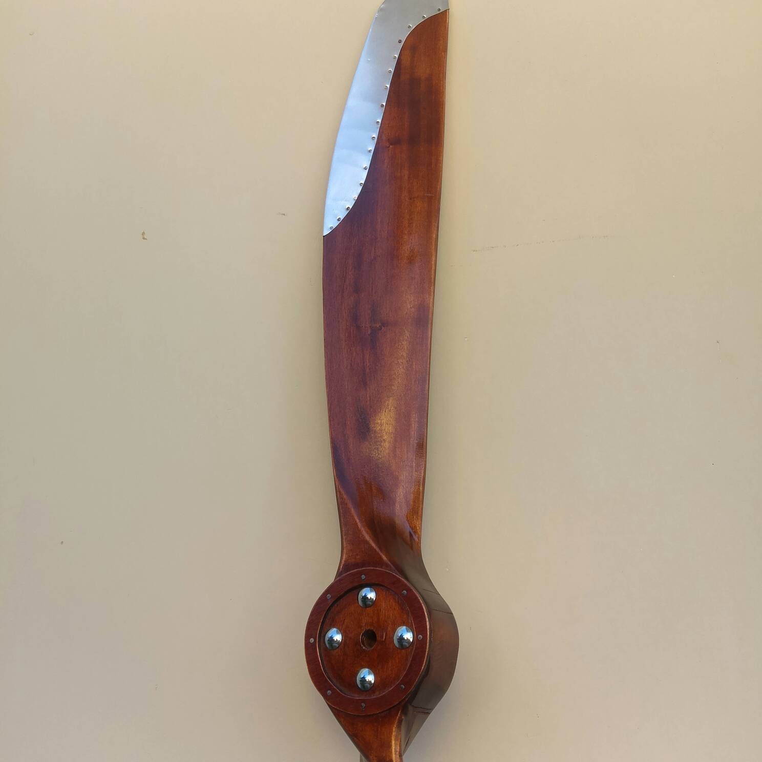 Flugzeug Propeller aus Holz in Handarbeit mit Pappelholz und | Etsy