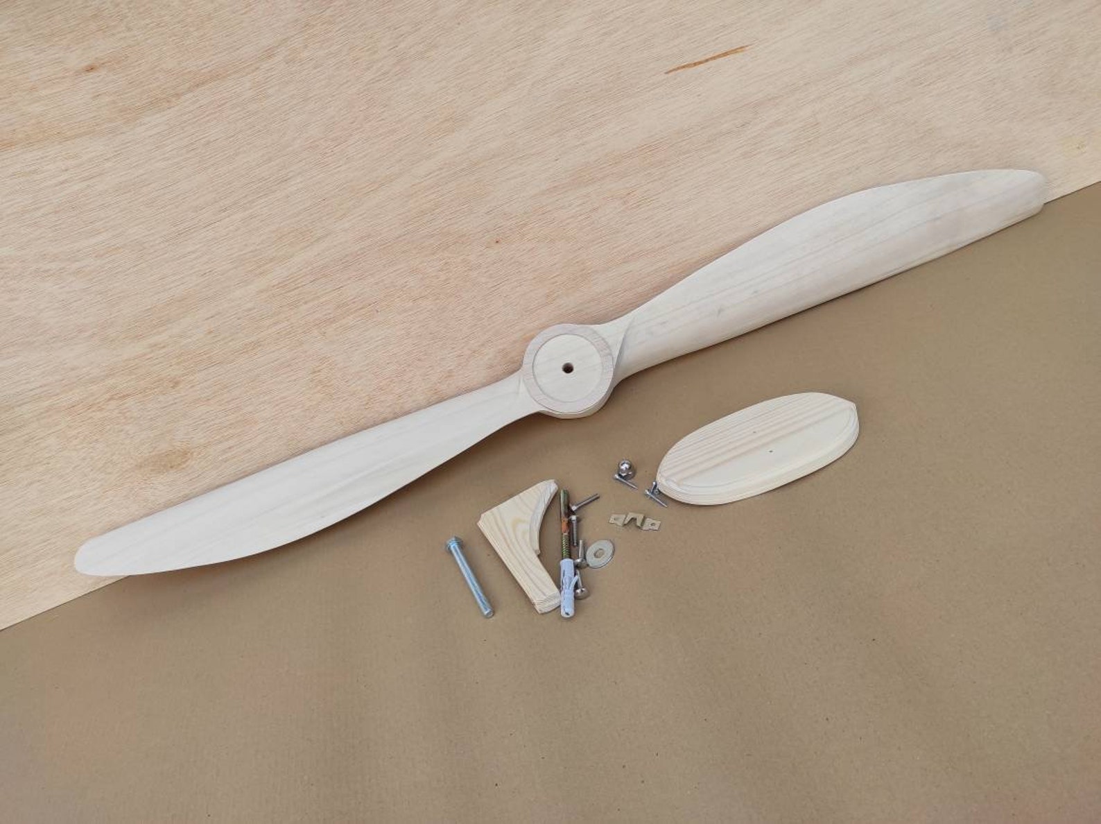 Wooden display vintage propeller kit. Etsy