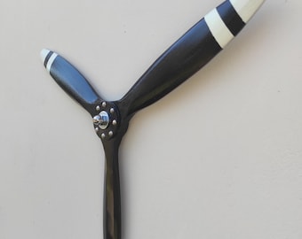 handmade wooden 3 blade propeller.