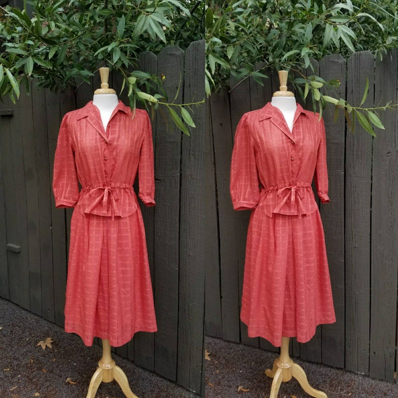 Vintage Orange skirt set