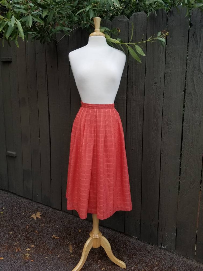 Vintage Orange skirt set