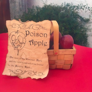 Snow White Poison Apple Centerpiece / Snow White Party Centerpiece