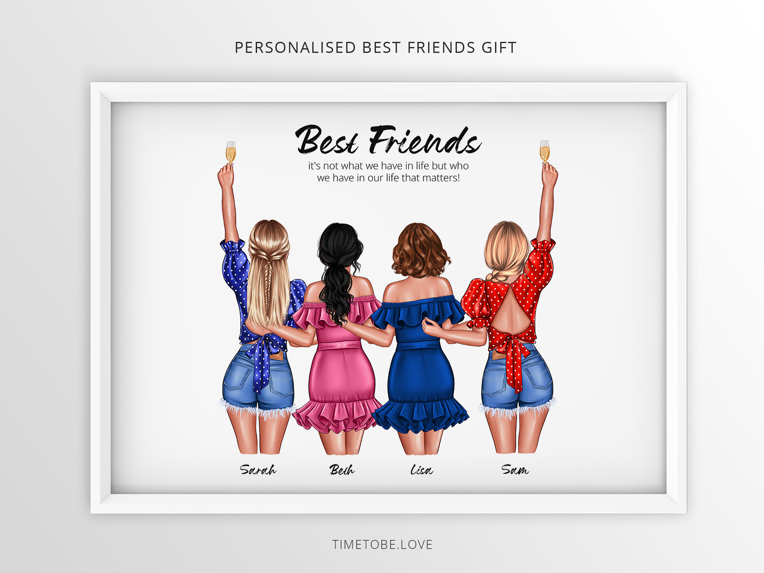 Free Vectors | Line drawing Friend girl Friend Travel Pink