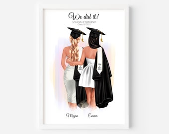 Regalo di laurea del migliore amico / Regalo di laurea per il migliore amico / Laurea che abbiamo fatto / regalo di laurea di dottorato, regalo di laurea per lei
