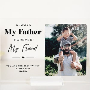 Personalized Photo Gifts for Dad: Perfect Father&#39;s Day & Birthday Gift Ideas, Custom Dad Photo Frames,First Fathers Day, New Dad Gift Ideas