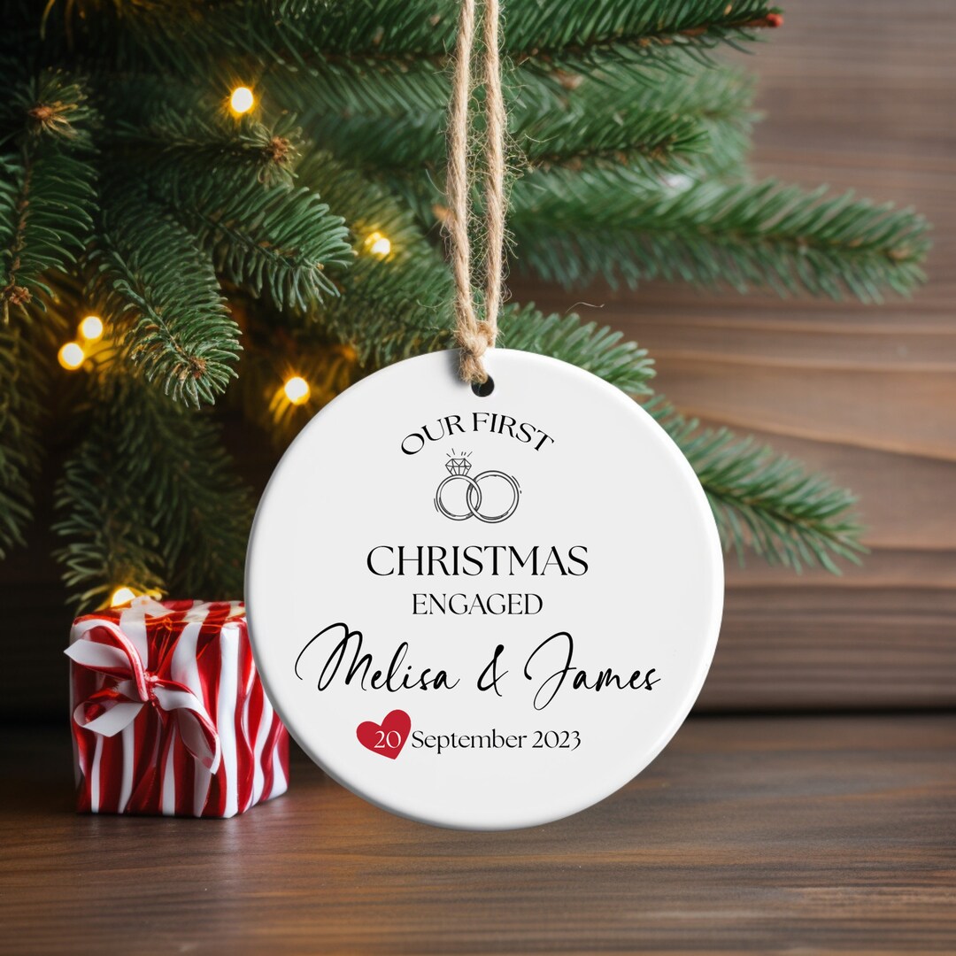 Personalized First Christmas in Our New Home Bauble, Ceramic Xmas Tree