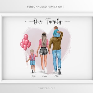 Family gift, Our Family Personalised Print, Family Name Print, Family Gift, New Home Gift, Our Home Print,Our Family Print,Family Tree Print