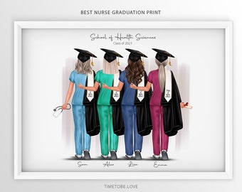 Graduation Gift for Her, Personalized Graduation Print, College Graduate,  Daughter Graduation Gift, Class of 2023, Best Friend Graduation 