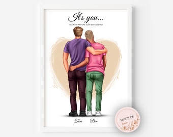 d Stampa coppia gay, regalo coppia gay, regalo di nozze gay, regalo di San Valentino gay, regalo fidanzato gay, regalo per lui, regalo di compleanno gay, regalo per lui