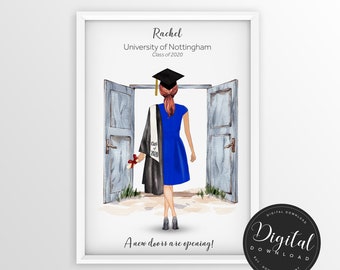 Graduation Print, Personalized Graduation Gift for Her, Class of 2020,  College Graduate, Daughter Graduation Gift, Best Friend Graduation - Etsy