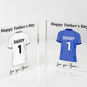 Personalized Football Shirt Plaque for Dad and Grandad Father's Day, Birthday, and Christmas Gift Gifts for Men Custom Football Jersey image 2