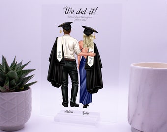 Graduation Gift, Personalised Graduation Plaque, graduation gift for her, Graduation couple gift, Graduation announcement,Class Of 2022