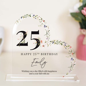 30th birthday gift for her, personalised 18th birthday gift girl, Age age Gift, 21st 50th 60th special Birthday Gift, Birthday Keepsake Gift