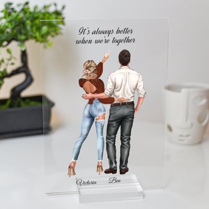 Personalised Couple gift, Couples Print, Gift for Her, Boyfriend Girlfriend Print, Customised Couple,Anniversary Gift,Valentine gift for her