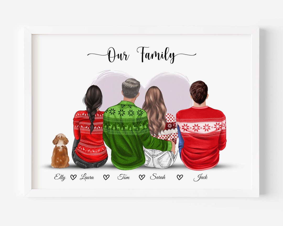 Christmas Family Gift, Gifts for Her, Custom Family Gift,new Home Gift