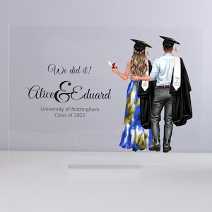 Custom Personalised Graduation Gift, Couple graduation gift, We did it graduation gift, friends Graduation gift, Gift for graduation girl
