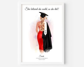 Personalised Graduation Gift - Graduation Gift for Him Her | Graduation Gift for Son Daughter School Leaving Gift | University Leaving Gift