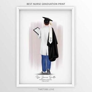 Doctor graduation gift, Graduation doctor print, Graduation gift, Vet, Custom Graduation Gift, Dentist, Doctor print, Consultant Graduation