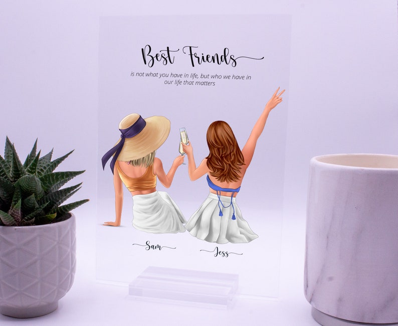 Sometimes we just need a way to express what we are feeling and the best words are hard to find. Our Best Friends plaques make a thoughtful unique gift or keepsake for any friendship/best friends. Perfect for Birthdays or thinking of your gift.